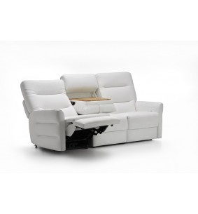 AURIAC - Canapé angle 1 relax, option tétière électrique