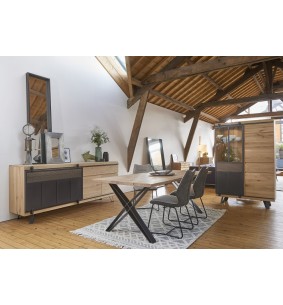 SCISSION - Table 4 pieds X métal