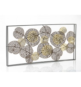 Déco murale métal hauteur 69 cm