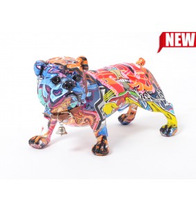 STREET-ART chien debout 18 cm