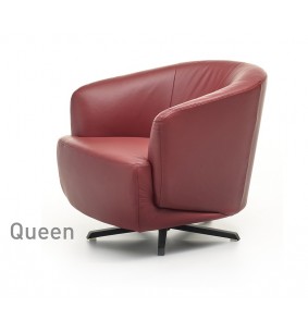 SALSA - Fauteuil tango QUEEN, option pieds étoile