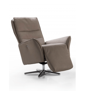 PENN - Fauteuil relaxation piètement métallique chromé ou...