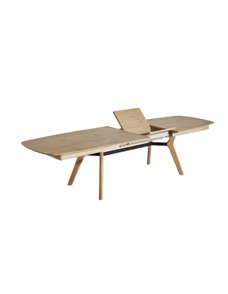 OLYMPE - Table 180 x 100 y c 2 allonges (80 + 40)