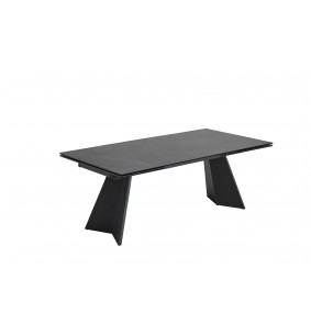 OLYMPE - Table céramique 2 allonges 2