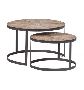 ALMA - Set de 2 tables rondes