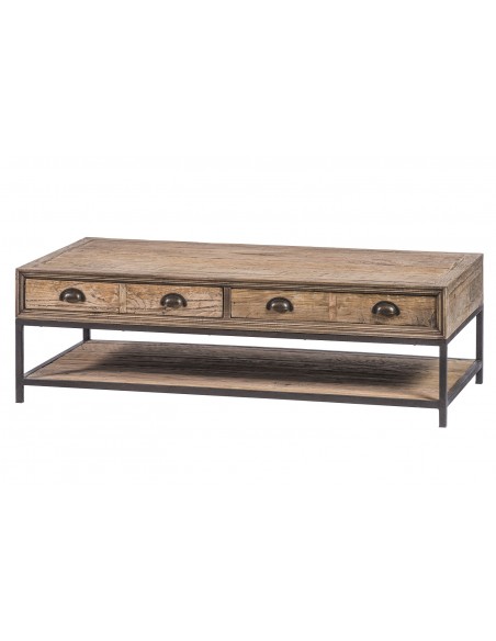 ALMA - Table basse 2 tiroirs