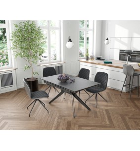ATTRAIT - Table 2 allonges rétractables