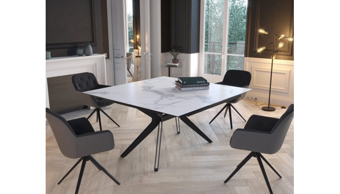 ATTRAIT - Table 2 allonges rétractables