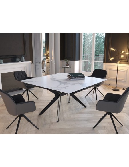 ATTRAIT - Table 2 allonges rétractables