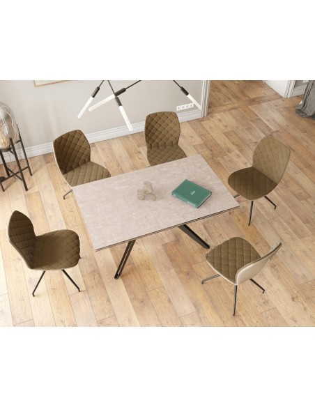 ATTRAIT - Table 2 allonges rétractables