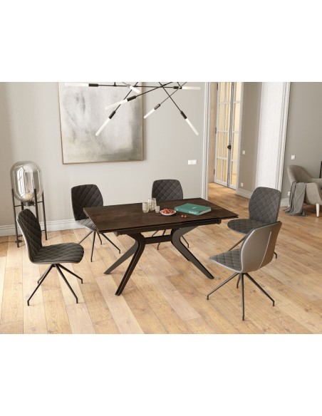ATTRAIT - Table 2 allonges rétractables