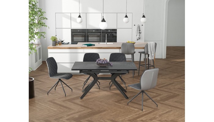 ATTRAIT - Table 2 allonges rétractables