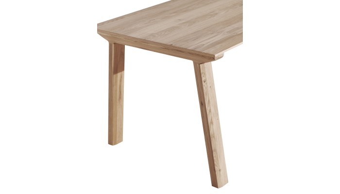 BROOK - Table 4 pieds 1 allonge de 100 cm en...
