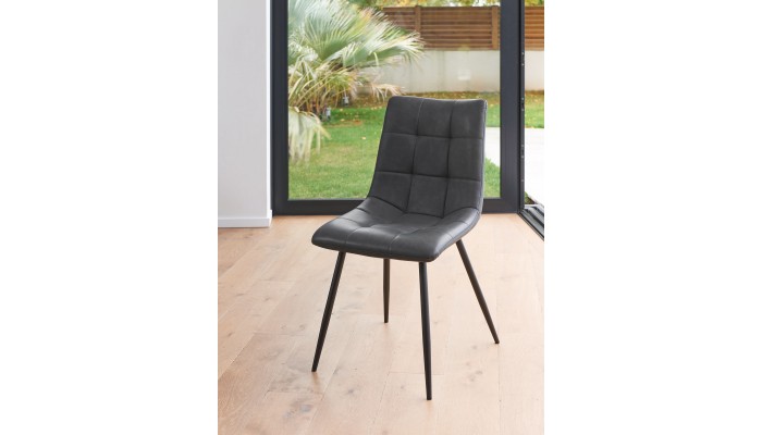 IZA - Chaise textile enduit
