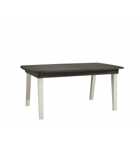RAFFINE - Table pieds en bois 1 allonge de 60 cm 2