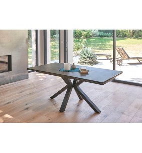 CONCEPT - Table rectangle 2 allonges en bout de 50 cm... 2