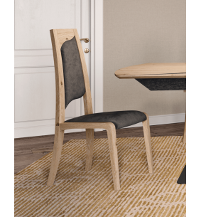 FLORE - Chaise en bois chêne massif
