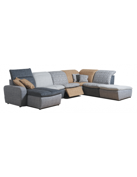 LESLY - Pouf fixe élément composable