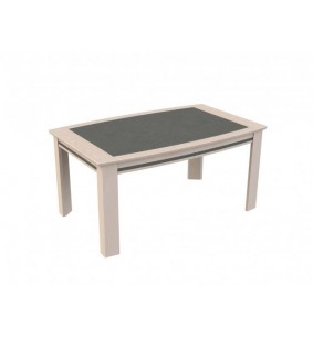 CADIX - Table tonneau extensible plateau céramique 3... 2