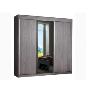 MULTY - Armoire 3 portes coulissantes dont 1 porte miroir