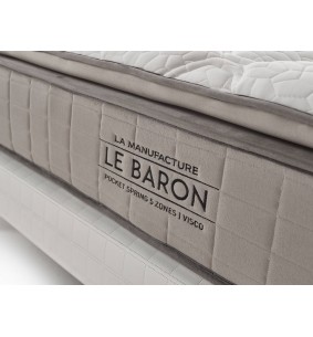 LE BARON - Matelas de haute literie âme en ressorts ensachés 2