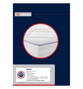 MARCEL - Matelas en ressorts ensachés et latex épaisseur... 2