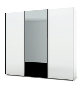 PERLA - Armoire 3 portes 1 porte miroir 2