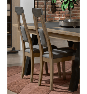 CLEVELAND - Chaise haute en bois
