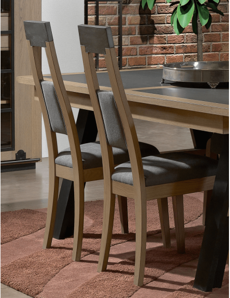 CLEVELAND - Chaise haute en bois