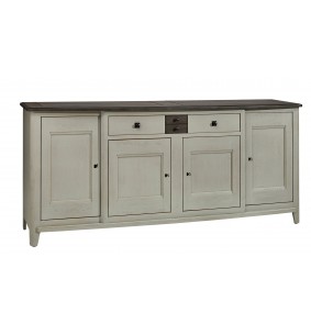 RAFFINE - Buffet enfilade 4 portes 1 tiroir moyen modèle...
