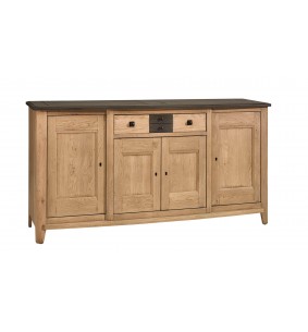 RAFFINE - Buffet enfilade 4 portes 1 tiroir moyen modèle... 2
