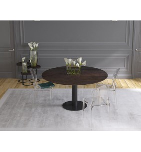 UNA - Table de repas extensible deux allonges intégrées...