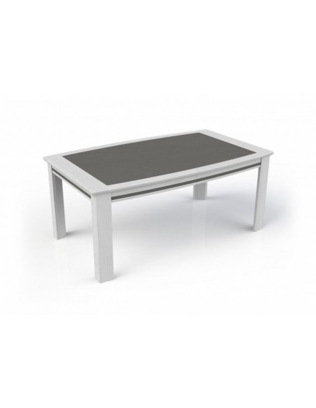IZA - Table tonneau 3 allonges papillon de 45 cm 2 coloris
