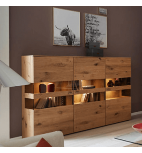 TREVISE - Buffet haut 3 portes
