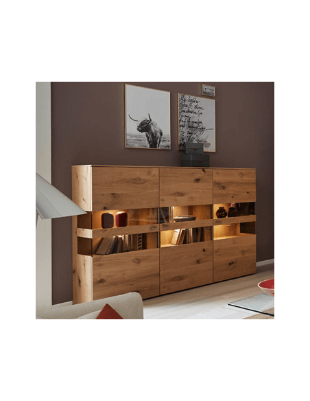 TREVISE - Buffet haut 3 portes