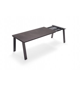 KYOTO - Table de séjour 2 allonges papillon de 50 cm 2