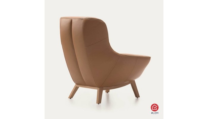 Fauteuil design Ico en tissu