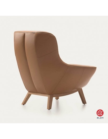 Fauteuil design Ico en tissu