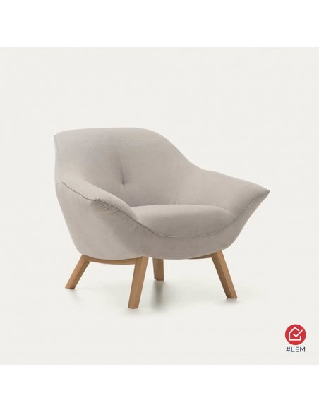 Fauteuil design Ico en tissu