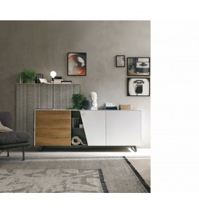 MASSEL - Enfilade 2 portes 4 tiroirs