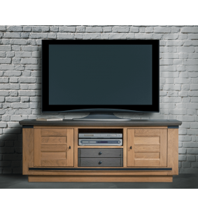 ANGEL - Meuble tv 2 portes 1 tiroir 1 niche
