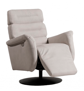 STOR - Fauteuil relaxation piètement métallique chromé ou...