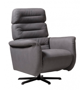 STOR - Fauteuil relaxation piètement métallique chromé ou... 2